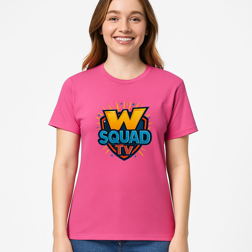 Short Sleeve T-Shirt - Pink Center Logo